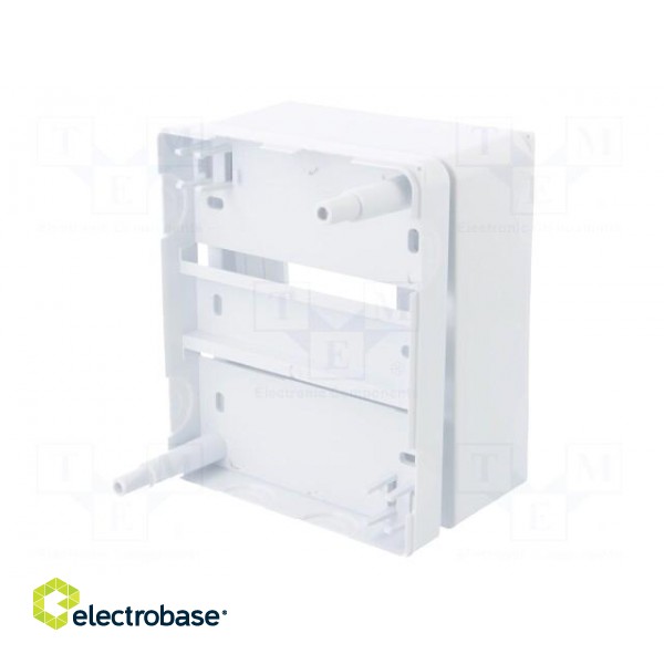 Enclosure: for modular components | IP20 | white | No.of mod: 5 | 400V фото 5