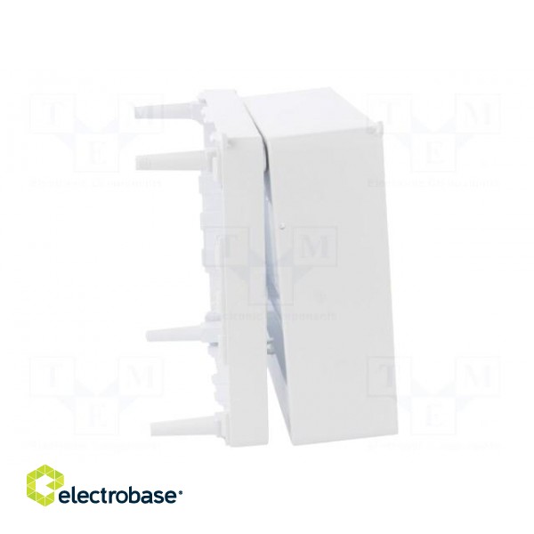 Enclosure: for modular components | IP20 | white | No.of mod: 6 | 400V фото 6