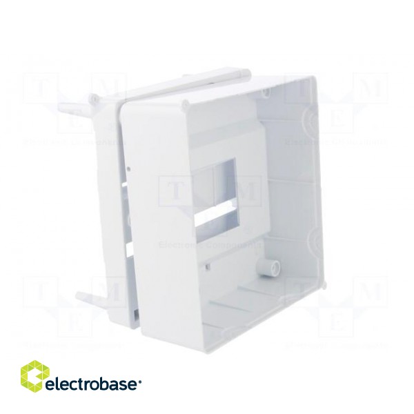 Enclosure: for modular components | IP20 | white | No.of mod: 6 | 400V фото 7