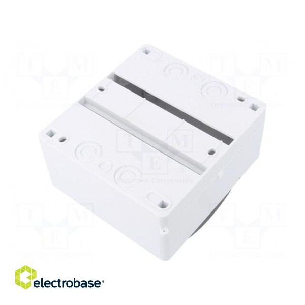 Enclosure: for modular components | IP20 | white | No.of mod: 6 | 400V фото 2