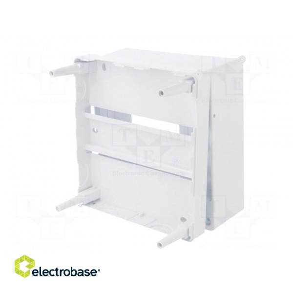Enclosure: for modular components | IP20 | white | No.of mod: 6 | 400V фото 5