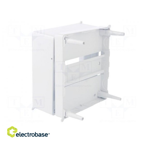 Enclosure: for modular components | IP20 | white | No.of mod: 6 | 400V фото 3