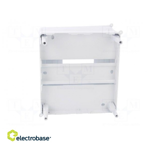 Enclosure: for modular components | IP20 | white | No.of mod: 6 | 400V фото 4