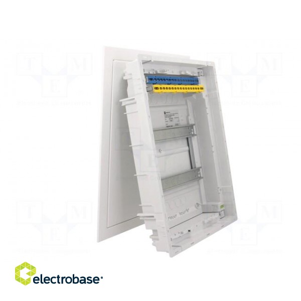 Enclosure: for modular components | IP30 | white | No.of mod: 24 фото 4