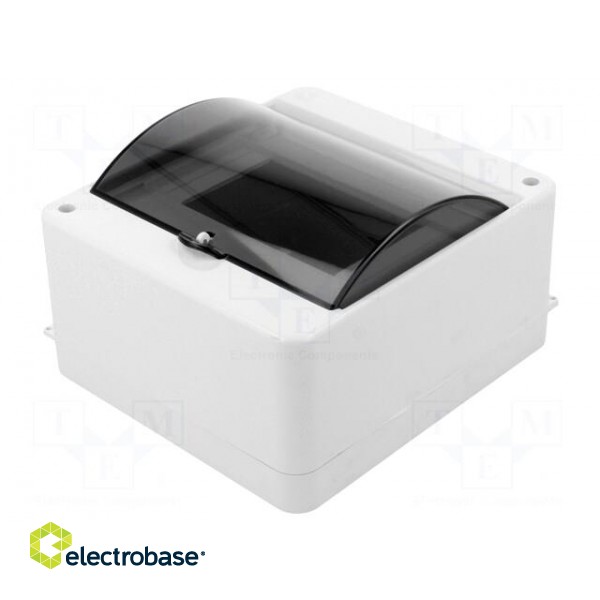 Enclosure: for modular components | IP30 | wall mount | white | ABS фото 1