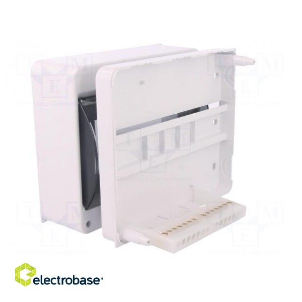 Enclosure: for modular components | IP30 | wall mount | white | ABS image 2