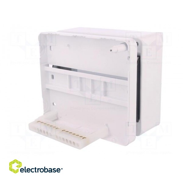 Enclosure: for modular components | IP30 | wall mount | white | ABS image 4