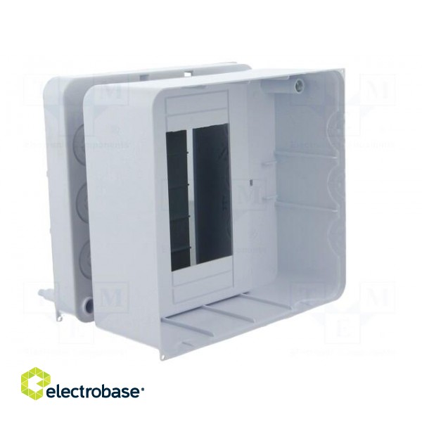 Enclosure: for modular components | IP30 | wall mount | white | ABS paveikslėlis 2
