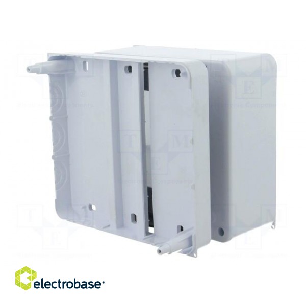 Enclosure: for modular components | IP30 | wall mount | white | ABS фото 8