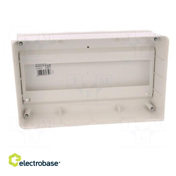 Enclosure: for modular components | IP30 | white | No.of mod: 12 фото 7