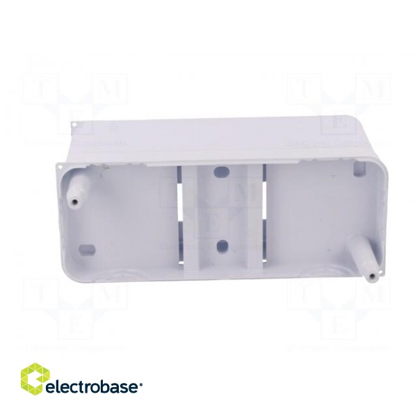 Enclosure: for modular components | IP30 | white | No.of mod: 2 | ABS paveikslėlis 3