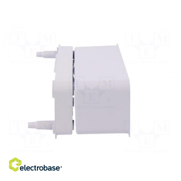 Enclosure: for modular components | IP30 | white | No.of mod: 2 | ABS image 5