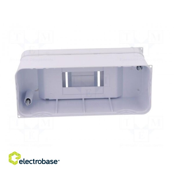 Enclosure: for modular components | IP30 | white | No.of mod: 2 | ABS paveikslėlis 7