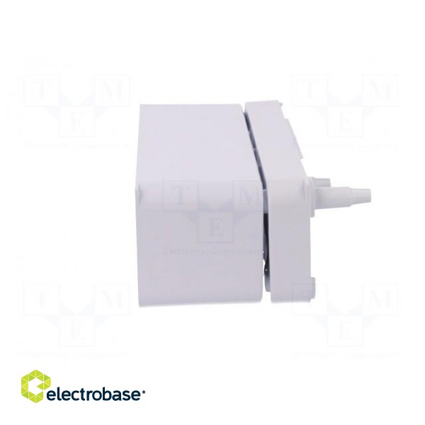 Enclosure: for modular components | IP30 | white | No.of mod: 2 | ABS image 9