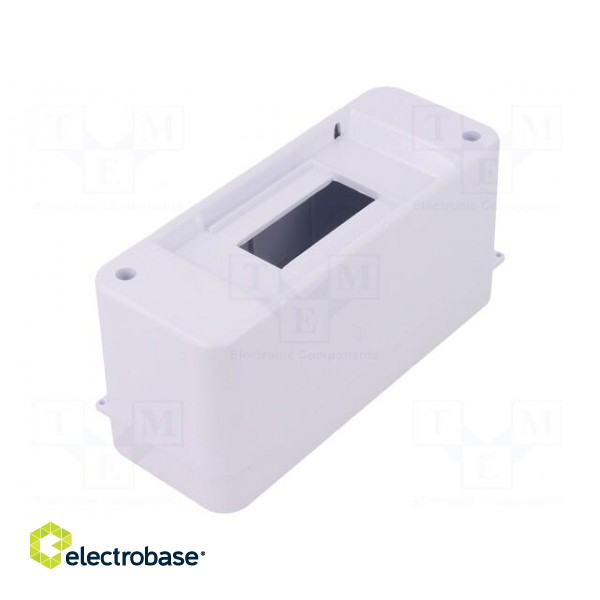 Enclosure: for modular components | IP30 | white | No.of mod: 2 | ABS image 1
