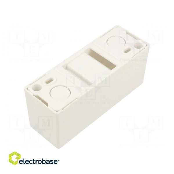 Enclosure: for modular components | IP30 | white | No.of mod: 2 | IK07 image 2