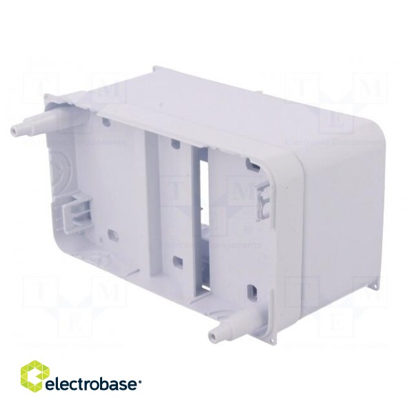 Enclosure: for modular components | IP30 | white | No.of mod: 3 | ABS фото 4