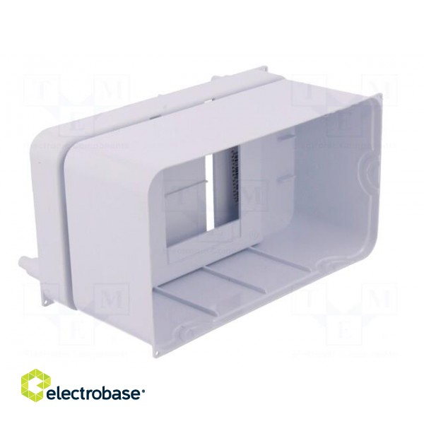 Enclosure: for modular components | IP30 | white | No.of mod: 3 | ABS paveikslėlis 6