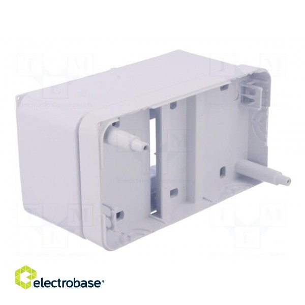 Enclosure: for modular components | IP30 | white | No.of mod: 3 | ABS paveikslėlis 2