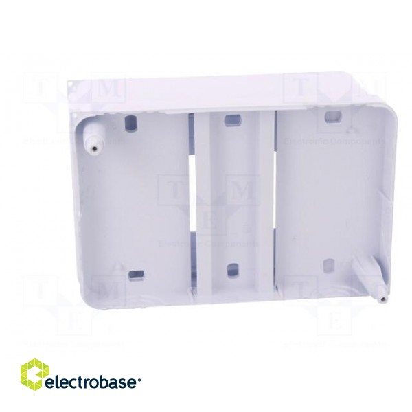 Enclosure: for modular components | IP30 | white | No.of mod: 4 | ABS paveikslėlis 3