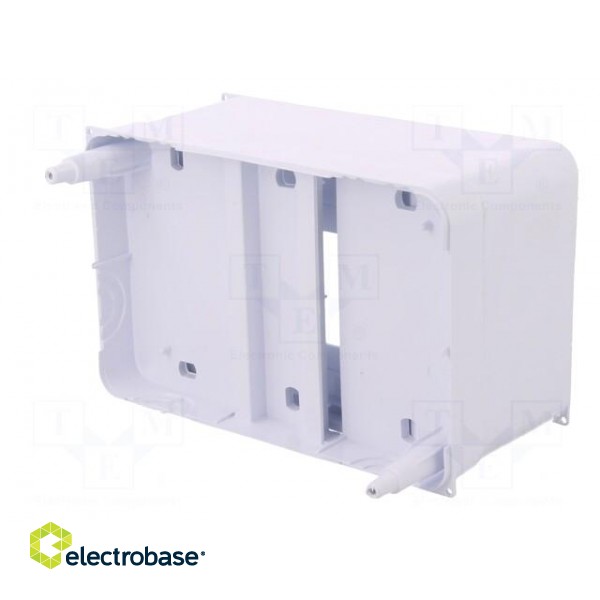 Enclosure: for modular components | IP30 | white | No.of mod: 4 | ABS paveikslėlis 4