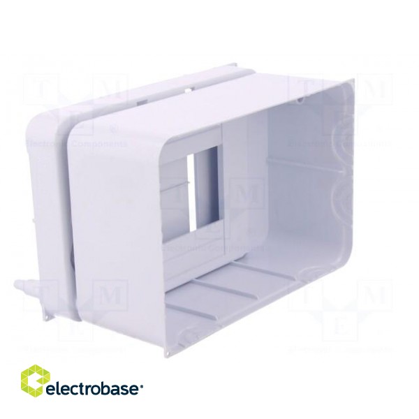 Enclosure: for modular components | IP30 | white | No.of mod: 4 | ABS paveikslėlis 6