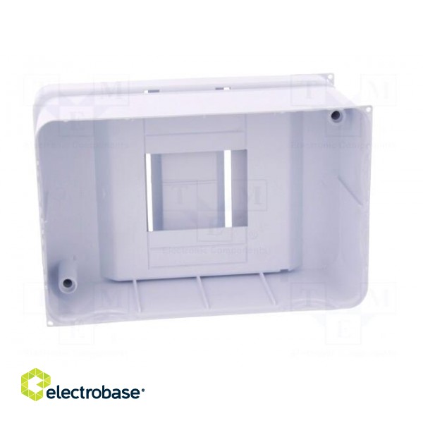 Enclosure: for modular components | IP30 | white | No.of mod: 4 | ABS image 7