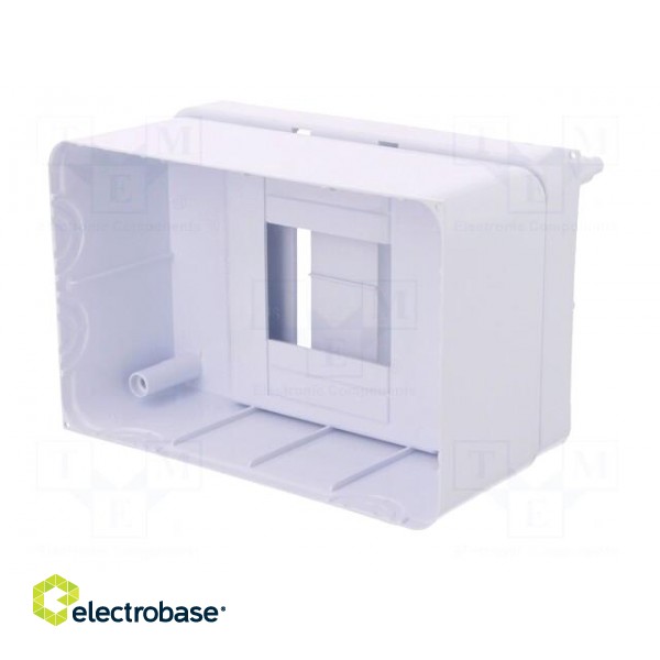 Enclosure: for modular components | IP30 | white | No.of mod: 4 | ABS paveikslėlis 8