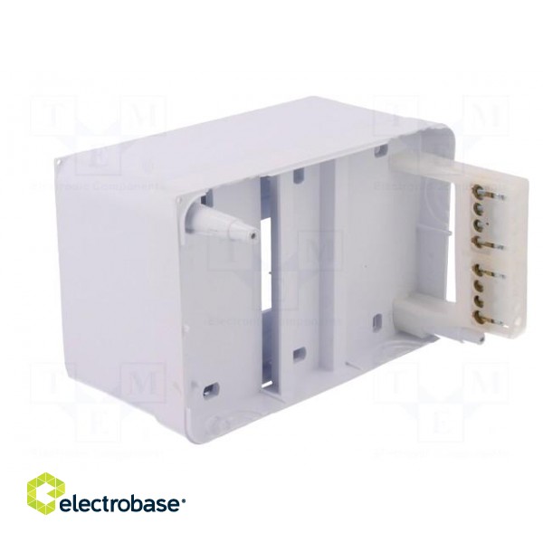 Enclosure: for modular components | IP30 | white | No.of mod: 4 | ABS image 2