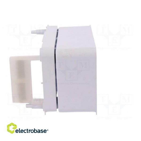 Enclosure: for modular components | IP30 | white | No.of mod: 4 | ABS image 5