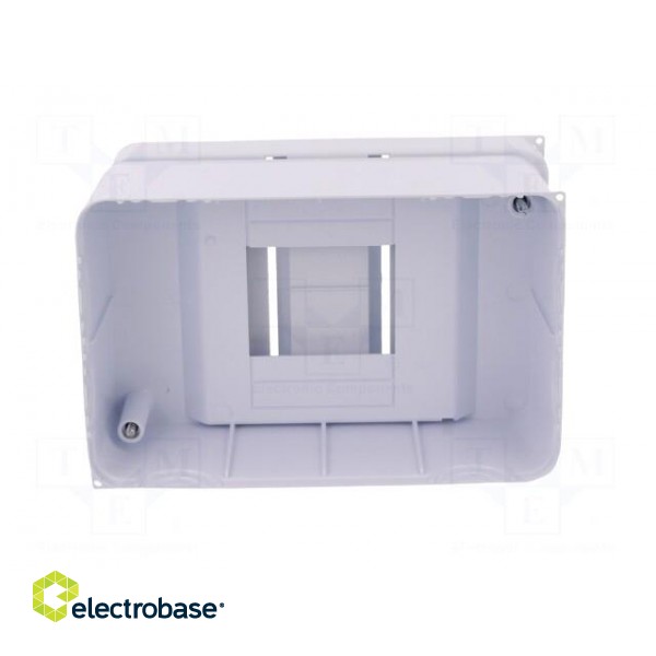 Enclosure: for modular components | IP30 | white | No.of mod: 4 | ABS фото 7