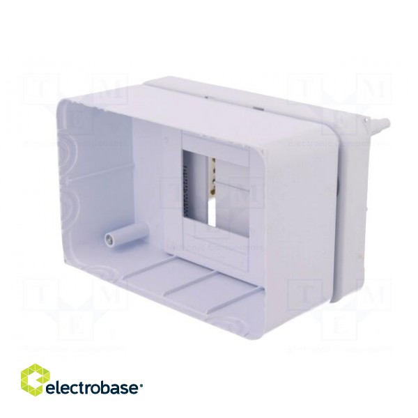 Enclosure: for modular components | IP30 | white | No.of mod: 4 | ABS image 8