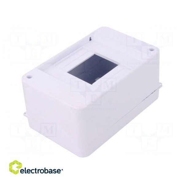Enclosure: for modular components | IP30 | white | No.of mod: 4 | ABS paveikslėlis 1