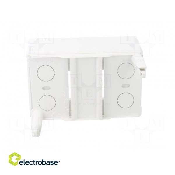 Enclosure: for modular components | IP30 | white | No.of mod: 4 | IK07 фото 3