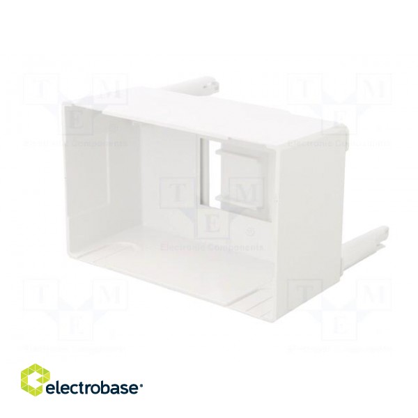 Enclosure: for modular components | IP30 | white | No.of mod: 4 | IK07 фото 8