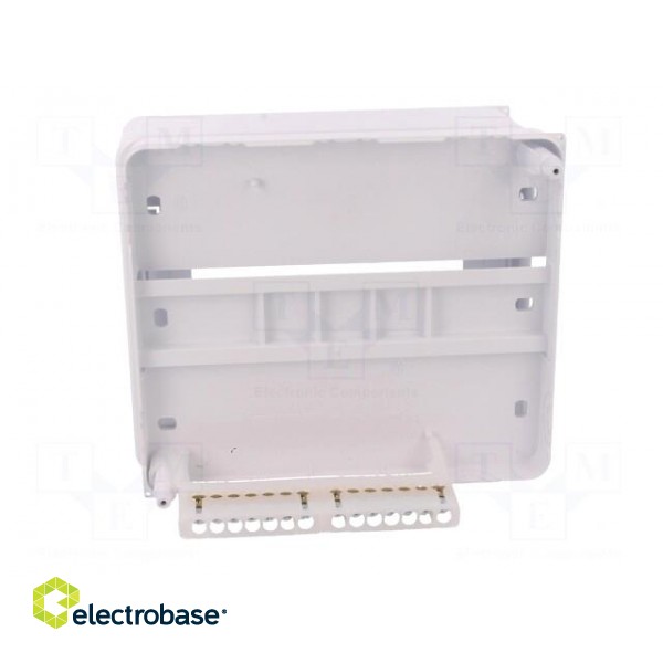 Enclosure: for modular components | IP30 | white | No.of mod: 8 | ABS фото 3