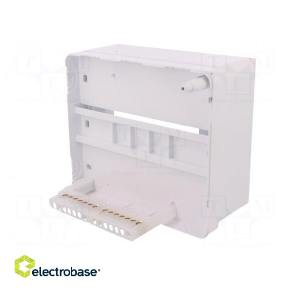 Enclosure: for modular components | IP30 | white | No.of mod: 8 | ABS фото 4