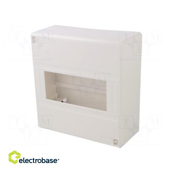 Enclosure: for modular components | IP30 | white | No.of mod: 8 | IK07 фото 1