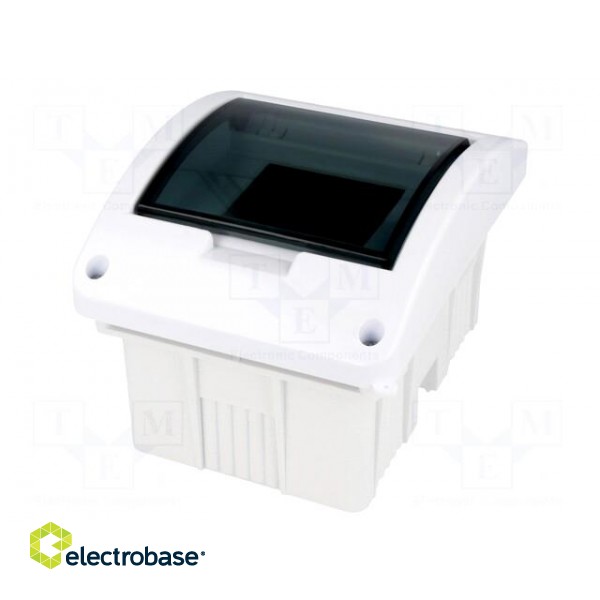 Enclosure: for modular components | IP40 | white | No.of mod: 5 | 400V фото 1