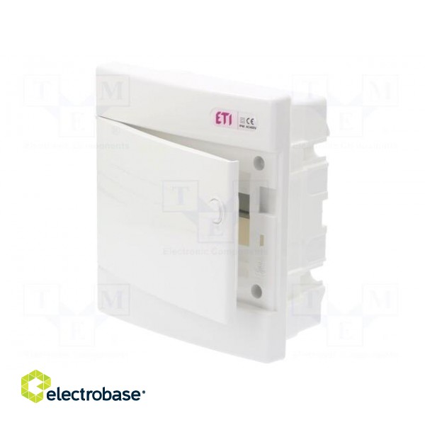 Enclosure: for modular components | IP40 | white | No.of mod: 8 | ABS фото 1