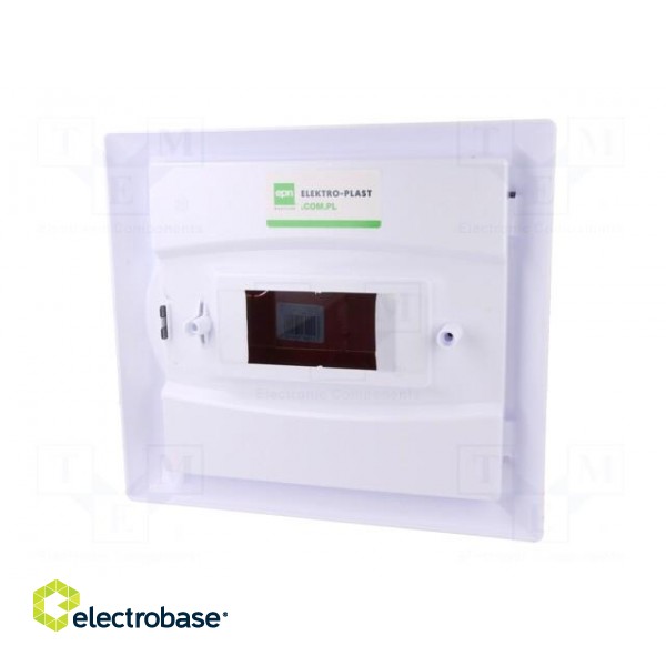 Enclosure: for modular components | IP40 | white | No.of mod: 6 | 400V фото 7