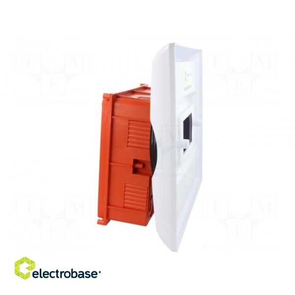 Enclosure: for modular components | IP40 | white | No.of mod: 6 | 400V фото 5