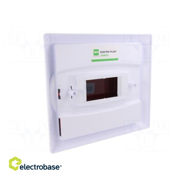 Enclosure: for modular components | IP40 | white | No.of mod: 6 | 400V фото 6