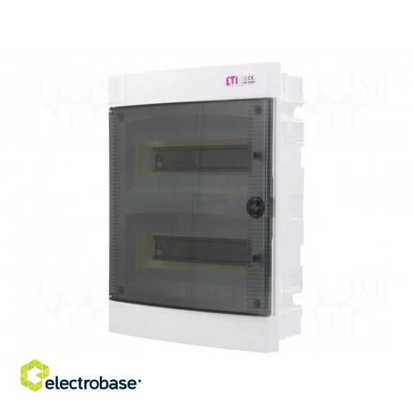 Enclosure: for modular components | IP40 | white | No.of mod: 24 фото 1