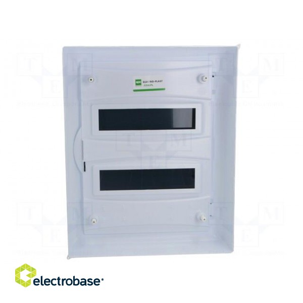 Enclosure: for modular components | IP40 | white | No.of mod: 24 фото 7