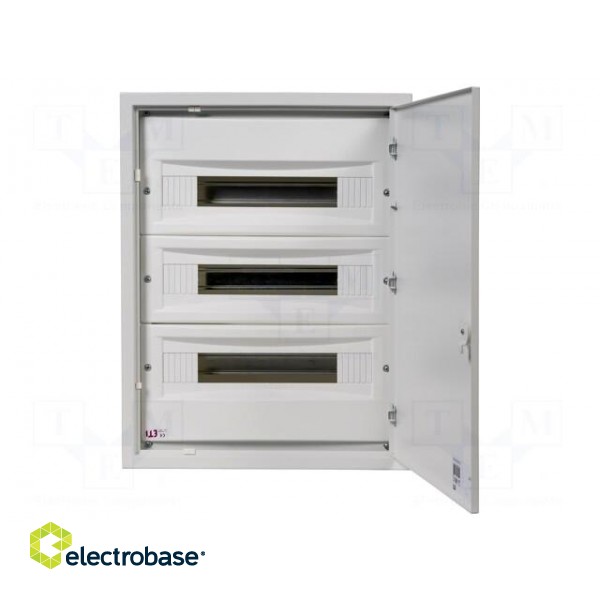 Enclosure: for modular components | IP40 | white | No.of mod: 48 фото 2