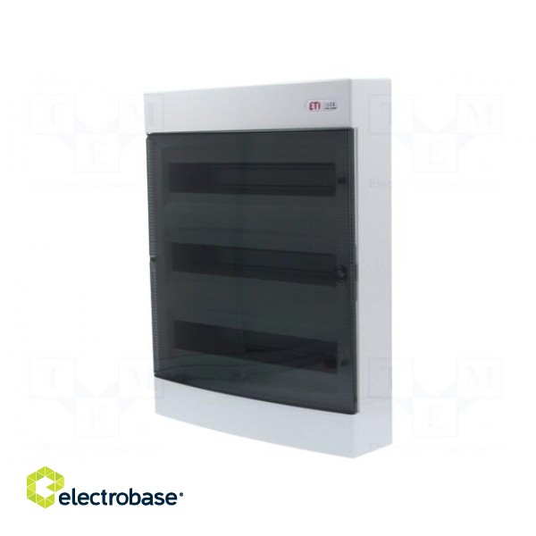 Enclosure: for modular components | IP40 | white | No.of mod: 54 image 1