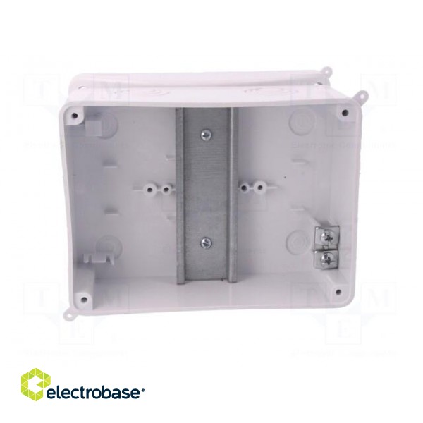 Enclosure: for modular components | IP40 | white | No.of mod: 5 | 400V фото 3