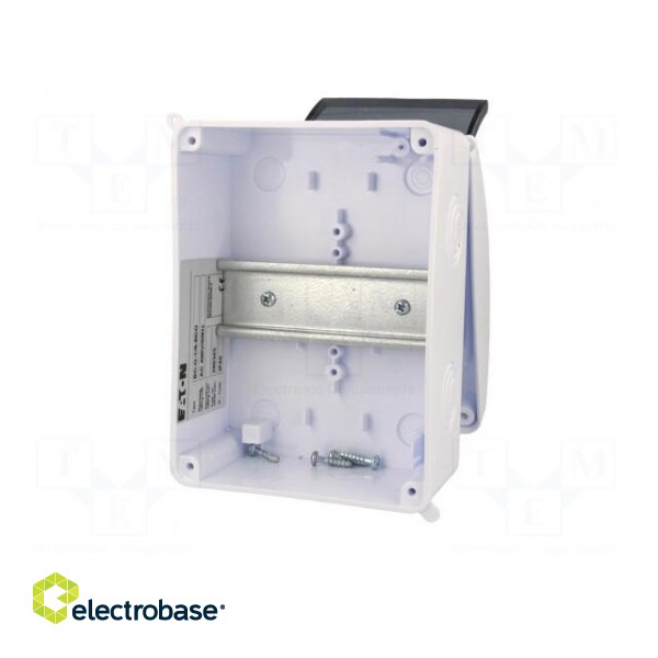 Enclosure: for modular components | IP40 | white | No.of mod: 5 | 400V фото 2