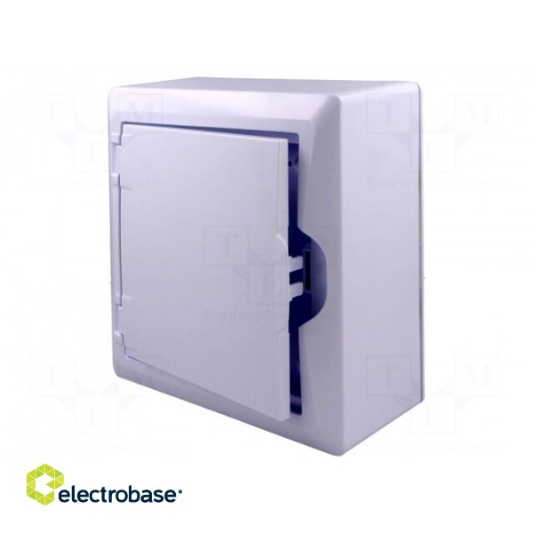 Enclosure: for modular components | IP40 | white | No.of mod: 6 | 400V фото 1